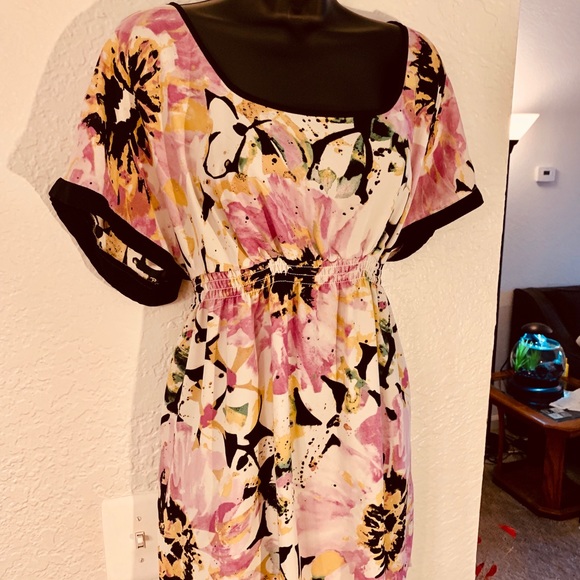 Pink and Yellow Flower Tunic - Picture 3 of 6